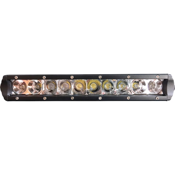 Tiger Lights 10" Single Row LED Light Bar 12V, Flood/Spot Combo Off-Road Light; TL10SRC - main